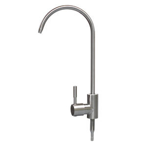 Grifo de cocina de acero inoxidable 304 con 2 manijas, montado en el encimera, para purificador y dispensador de agua, fácil instalación - Product Image 2