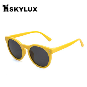 Children <b>Sunglasses</b> <b>Round</b> Polarized UV400 Full Rim Retro Unisex Sun Protection 23074 - Product Image 3