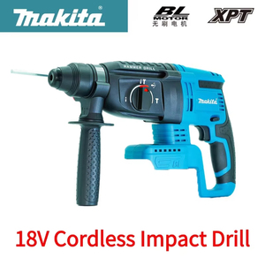 Kit Combinado <span class=keywords><strong>Makita</strong></span> <span class=keywords><strong>de</strong></span> 18v, Herramienta Eléctrica Inalámbrica Compacta <span class=keywords><strong>de</strong></span> Alto Torque con Batería para Trabajos en Madera - Product Image 3