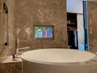 Téléviseur miroir de salle de bain étanche multi-tailles 19/22/26/32 pouces, Smart TV miroir avec système audio de haute qualité, fourniture directe usine