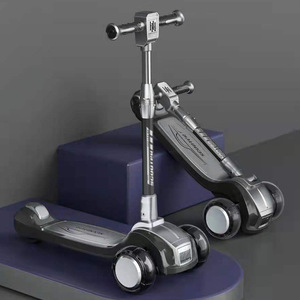 Scooter électrique pliable multifonctionnel intelligent <span class=keywords><strong>2022</strong></span> à 3 roues pour enfants avec siège réglable en hauteur - Product Image 3