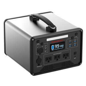 Station d'alimentation portable Powersource 2000W 400000mAh LiFePO4 compatible solaire et automobile, onde sinusoïdale pure pour usage extérieur et domestique - Product Image 4