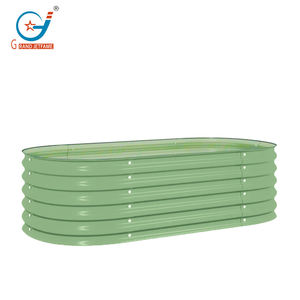 Kit de jardinière surélevée en métal de 17 pouces de hauteur, bac à plantes d'extérieur pour légumes et fleurs - Product Image 5