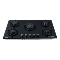 Xunda Chine Vente en gros Plaque de cuisson à gaz encastrable 5 brûleurs
