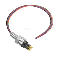 Wet-Mate 2-21 Multi Contact Conector Micro Circular subacuático Cable hermético 10A Corriente nominal Acero inoxidable Cobre