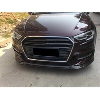 Lèvre de pare-chocs avant en fibre de carbone pour Audi A3 S Line S3 Hatchback 2017-2018
