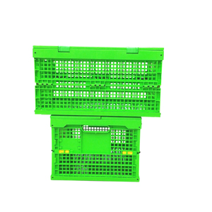 Maglia pieghevole impilabile in HDPE stoccaggio agricoltura uova e verdura magazzino fatturato in movimento cestello di plastica cassa - Product Image 3