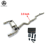 Système d'échappement Valvetronic CSZ 3,5 pouces pour BMW F30 340i F32 440i B58 3.0T, échappement à soupapes et kit de commande de soupapes
