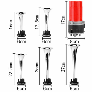Corne à air pour camion, urgence, 150db, 12V, 24V, super puissante, <span class=keywords><strong>Alpex</strong></span> 5 trompettes, pour voiture, camion, bateau - Product Image 3
