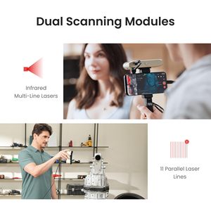 Nuevo Escáner 3D Revopoint Inspire 2, Precisión de 0.03 mm, Láser Multilínea, Luz Estructurada, Inalámbrico, USB, Portátil, para Exteriores, 1 Año de Garantía - Product Image 4
