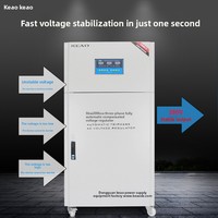 Stabilisateur de tension CA en cuivre à commande centralisée pour unité de surpression de site minier Tunnel Bridge, haute puissance 380V triphasé 100kW SBW