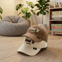 Gorras de Béisbol Bordadas de Algodón para Niños, Diseño de 6 Paneles, de Alta Calidad, para Niños y Niñas, Estilo Vintage, Marca Privada