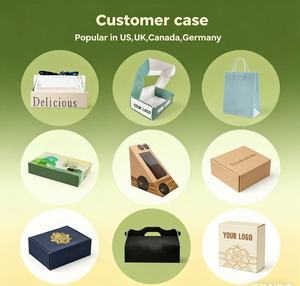 Boîte carrée personnalisée de 2mm d'épaisseur Carton d'emballage alimentaire pour biscuits, beignets, macarons, gâteaux, pliable et pratique - Product Image 6