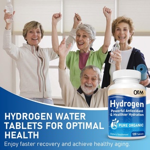 Comprimés d'eau hydrogénée <span class=keywords><strong>avec</strong></span> magnésium, comprimés d'hydrogène moléculaire H2 pour l'eau potable, santé du cerveau, soutien cognitif - Product Image 4