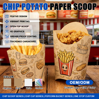 Boîtes à frites empilables de haute qualité en matériaux biodégradables pour les applications de vente à emporter en restaurant