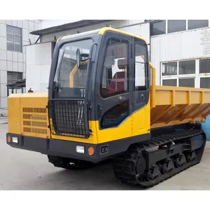 Farm Vehicles Loading 8 ton 150HP Crawler Loader Dump Truck Rubber Dumper with Spare Parts