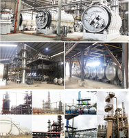 Usine de pyrolyse continue pour la machine de pyrolyse en plastique de pneu de rebut convertir le plastique en carburant