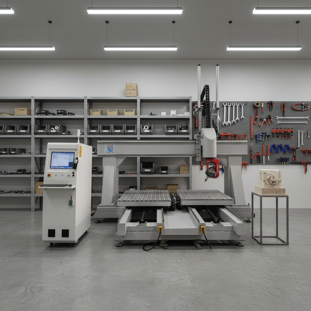 UBO CNC China 5 Axis CNC Machining Center 5 Axis Milling Machine for Aluminium Profile Wood