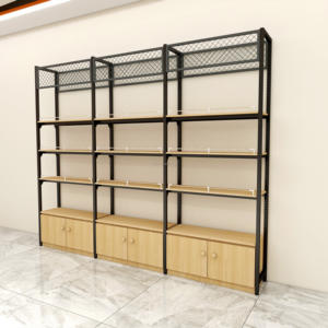 وحدة خشبية من جانب واحد لشاشات السوبر ماركت خفيفة الوزن - Product Image 6