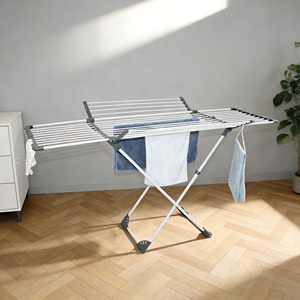 Colgador <span class=keywords><strong>de</strong></span> <span class=keywords><strong>Ropa</strong></span> Personalizable <span class=keywords><strong>de</strong></span> Una Sola Capa, Retráctil, Plegable, Multifuncional, Tendedero <span class=keywords><strong>de</strong></span> <span class=keywords><strong>Ropa</strong></span> <span class=keywords><strong>de</strong></span> Gran Capacidad con Alas - Product Image 5
