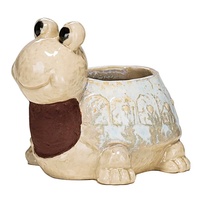 Porte-bâton de tortue en céramique personnalisé, pot de décoration, animal tortue match strike