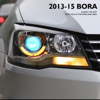 Accesorios de Actualización de Faros Delanteros CQL, Lente Bi-LED Bi-Xenón de 3.0 Pulgadas, Tipo Proyector 3R G5 para VW BORA 13-15