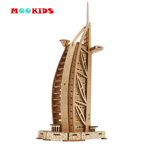 Puzzle <span class=keywords><strong>3D</strong></span> couleur <span class=keywords><strong>bois</strong></span> naturel Kits de construction de modèles de jouets de bricolage Puzzle <span class=keywords><strong>3D</strong></span> en <span class=keywords><strong>bois</strong></span> pour adultes enfants cadeau éducatif unisexe - Product Image 3