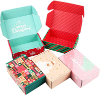 Boîte d'emballage en carton ondulé pour sous-vêtements, 10 pièces, boîte en carton noir rose blanc pour livraison avec Logo personnalisé