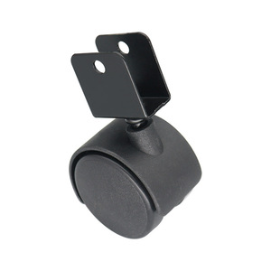 Shengyuan Swivel Caster 2 Inch <b>Plastic</b> Silent Wheel For Office Desk Furniture Chair Cabinet Home Office Use - Product Image 4