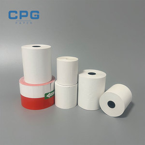 Rouleaux de caisse enregistreuse haute sensibilité pour système de casier à colis 57x40mm 55gsm sans BPA, rouleaux de caisse enregistreuse à réponse rapide - Product Image 1