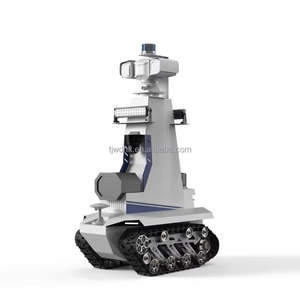 Plateforme de châssis de robot sans pilote à chenilles en acier et caoutchouc tout-terrain, capacité de charge de 100 kg - Product Image 5