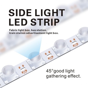 Bandes LED de rétroéclairage TV pour aménagement paysager, 2025 SMD 3030, lentille 170 degrés, aluminium, IP67, DC 12V, haute luminosité, bande rigide pour - Product Image 3