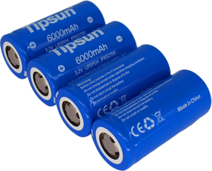 แบตเตอรี่แบบชาร์จได้ Tipsun 32700 3.2V 6000mAh 3C - Product Image 5