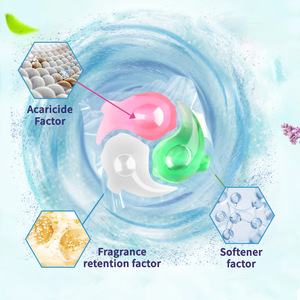 Dolphin Laundry <b>Detergent</b> Pods, Three-Cavity, Cleaning, Fragrance-Retaining, Stain-Removing, Cross-Border E-commerce Exclusive, - Product Image 2