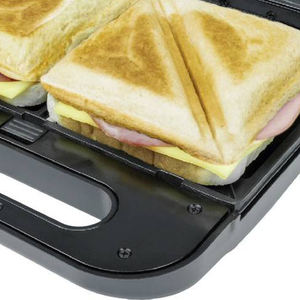 Korona XXL Sandwichera Antiadherente Recubrimiento Control Lámpara Plegable Acero Inoxidable Negro (940910794240) - Product Image 3