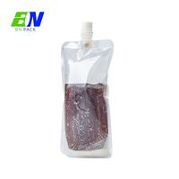 Poche souple avec bouchon attaché pour l'emballage flexible des boissons