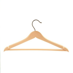 Cintres en bois pour vêtements, 3 pièces, revêtement antidérapant pour rangement de garde-robe - Product Image 2