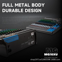Consoles de mixage professionnelles MG10XU MG12XU pour spectacles sur scène, mariages, conférences, effets intégrés, sortie stéréo MP3