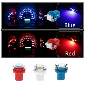 Rosso blu bianco luci del cruscotto auto <span class=keywords><strong>12V</strong></span> <span class=keywords><strong>T5</strong></span> B8.5d lampadine a LED per auto lampadine del cruscotto a bassa potenza SMD luce interruttore del cruscotto - Product Image 6