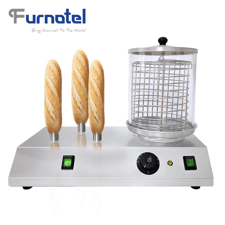 Commercial Hot Dog Steamer & Bun Warmer - 27L Capacity, Adjustable Temp, Holds 175 Dogs & 40 Buns