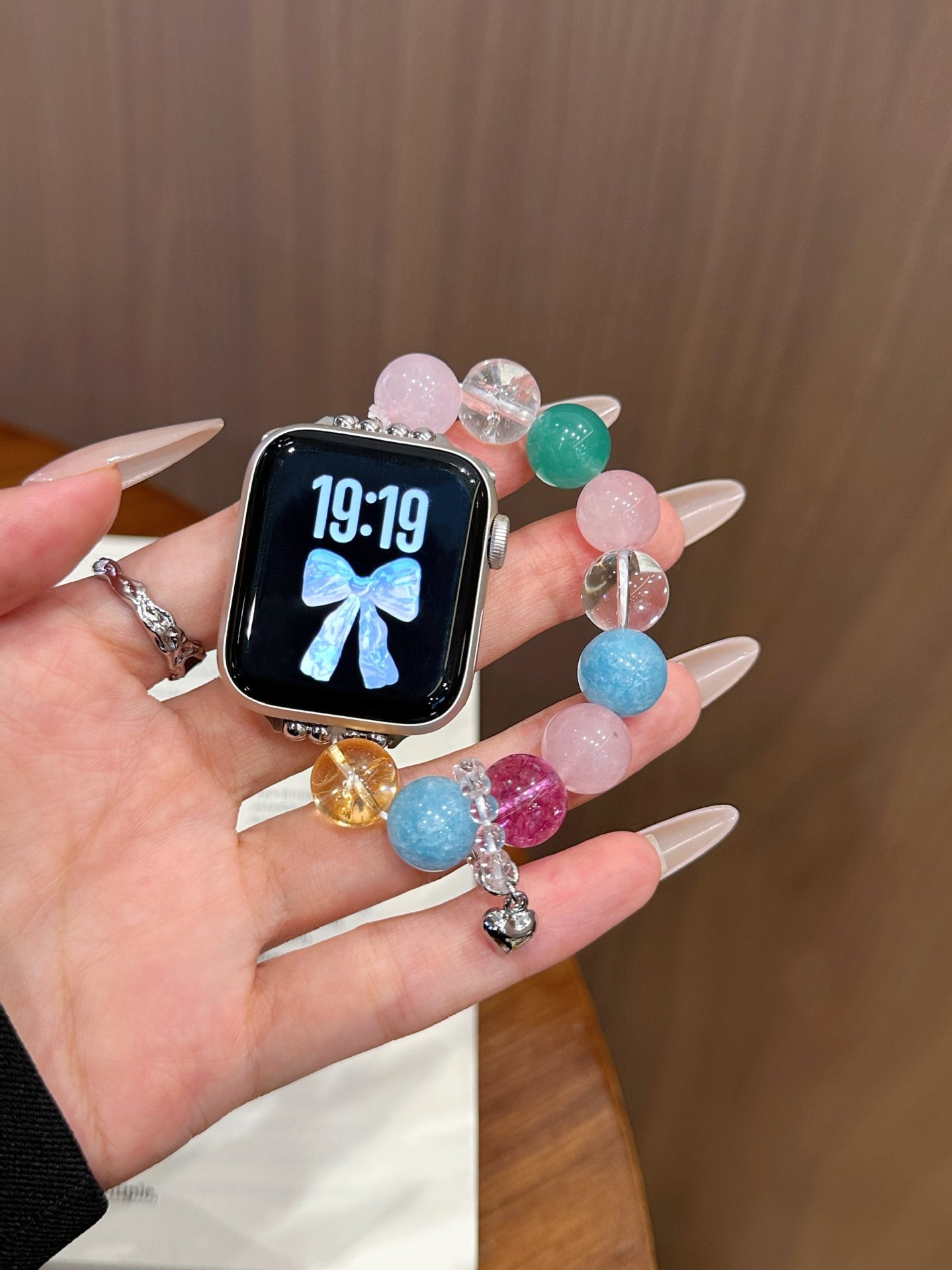 Cristal coloré (convient aux poignets de 13 à 14,5 cm)