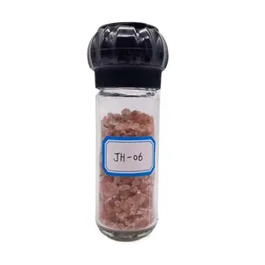 Botella de vidrio para especias, triturador de pimienta y sal, 100ml