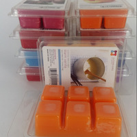 Bougies de fusion de cire coulée à la main fortement parfumées, cubes de cire parfumés, paquets de 6