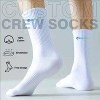 Chaussettes de sport en coton noir pour homme, modèle 2026, sans minimum de commande, avec votre propre marque, chaussettes personnalisées, design de votre logo, chaussettes mi-mollet.