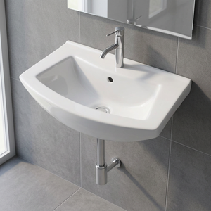 12x18 <b>Small</b> Ceramic Wash Basin Porcelain Lavabo Sink for Bathroom Kitchen and Home Use Sanitary Ware Product - Product Image 3