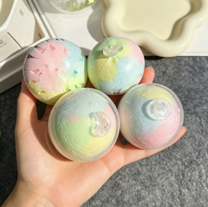 Crispy Handmade Ball Mint Dark <b>Chocolate</b> Soft Stress-Relief Clay Ball <b>Crunchy</b> Squeaky Squeeze Vent for Sound Lovers - Product Image 4