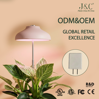 Lámpara LED Inteligente para Plantas de Interior, Color Rosa, 5W, USB, Altura Ajustable 212-710mm, Temporizador Automático, Alto CRI 95, Directo de Fábrica