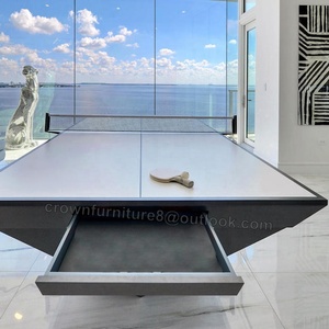<span class=keywords><strong>Table</strong></span> de tennis de <span class=keywords><strong>table</strong></span> de haute qualité <span class=keywords><strong>Table</strong></span> de <span class=keywords><strong>ping</strong></span>-<span class=keywords><strong>pong</strong></span> de jeu multifonction intérieure et extérieure professionnelle de style moderne - Product Image 1