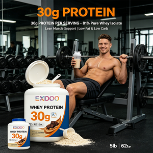 Proteine Isolate del Siero di Latte a Basso Contenuto di Zuccheri, 30g di Proteine per Porzione, 62 Porzioni, Confezione da 5 Libbre, Nutrizione Sportiva per Palestra - Product Image 2