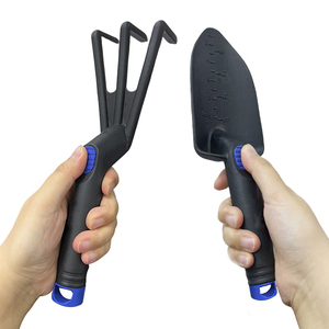 ชุดเครื่องมือทำสวนแบบใช้มือ2ชิ้นพลั่วพลาสติกเกรดอุตสาหกรรมคราดขนาดเล็กและเกรียงสำหรับอุปกรณ์ทำสวนดอกไม้ - Product Image 6